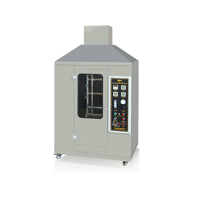 Burn resistance tester for fabric materials