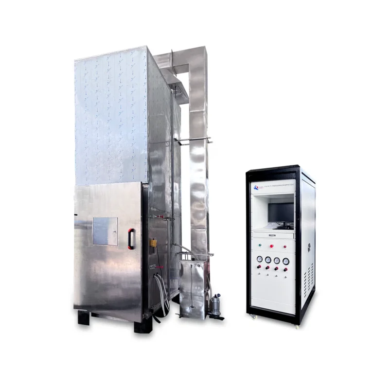 Bunched Cable Vertical Flame Spread Tester evaluates the flame spread of bundled cables in a vertical position Compliance: IEC 60332-3